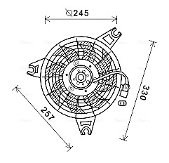 Ventilatorwiel-motorkoeling Ava Cooling HY7570