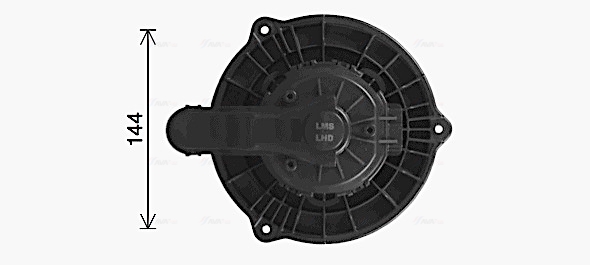 Kachelventilator Ava Cooling HY8476