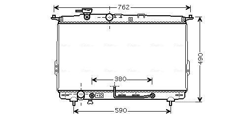 Radiateur Ava Cooling HYA2107