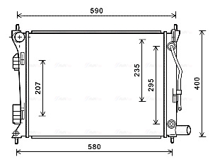 Radiateur Ava Cooling HYA2276