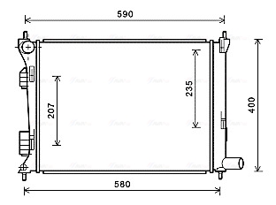 Radiateur Ava Cooling HYA2277