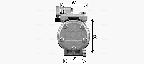 Ava Cooling Airco compressor HYAK599