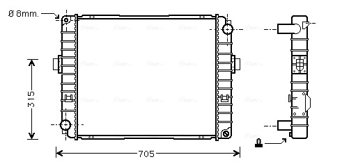 Radiateur Ava Cooling IV2003