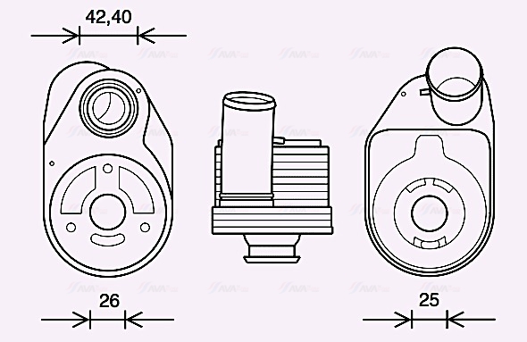 Oliekoeler motorolie Ava Cooling IV3136