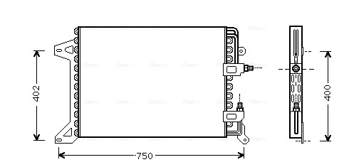 Airco condensor Ava Cooling IV5034