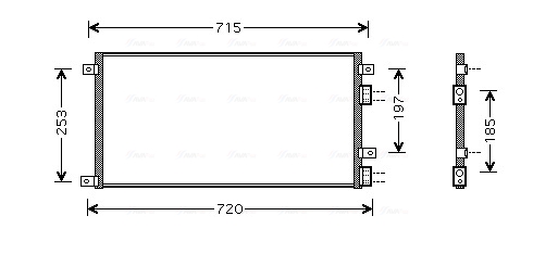 Airco condensor Ava Cooling IVA5058