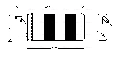 Kachelradiateur Ava Cooling IVA6019