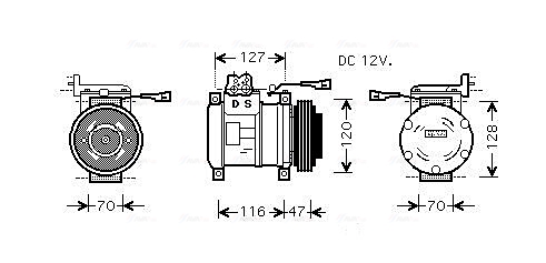 Airco compressor Ava Cooling IVAK077