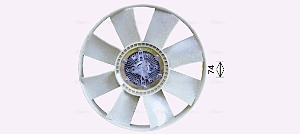 Ava Cooling Ventilatorwiel-motorkoeling IVF142