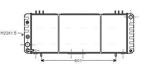 Radiateur Ava Cooling JE2013