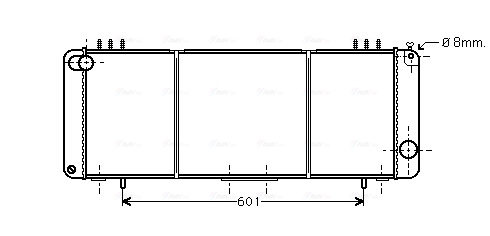 Radiateur Ava Cooling JE2016