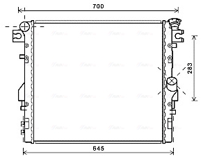 Radiateur Ava Cooling JE2052