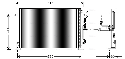 Airco condensor Ava Cooling JE5019