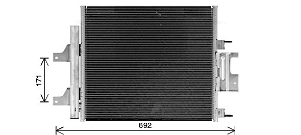 Airco condensor Ava Cooling JR5059D