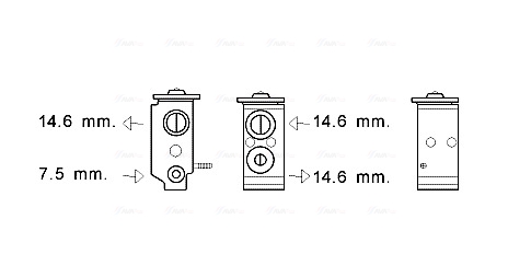 Airco expansieklep Ava Cooling KA1268