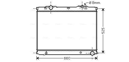 Radiateur Ava Cooling KA2055