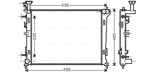 Radiateur Ava Cooling KA2160