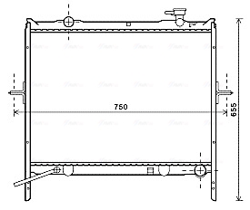 Radiateur Ava Cooling KA2180