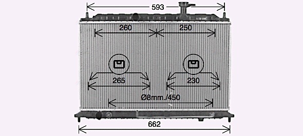 Radiateur Ava Cooling KA2302