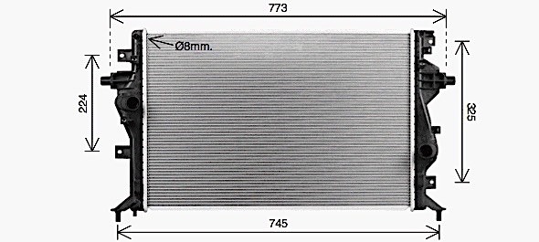 Radiateur Ava Cooling KA2331