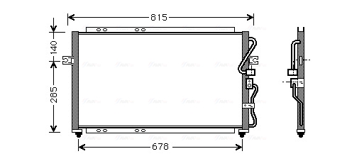 Airco condensor Ava Cooling KA5014