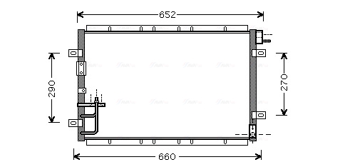 Airco condensor Ava Cooling KA5030