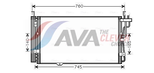 Condensor, airconditioning Ava Cooling KA5104D