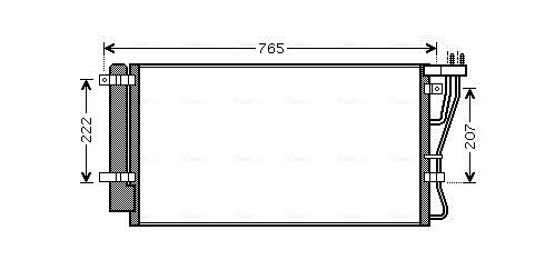 Airco condensor Ava Cooling KA5105D