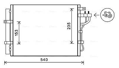 Airco condensor Ava Cooling KA5188D