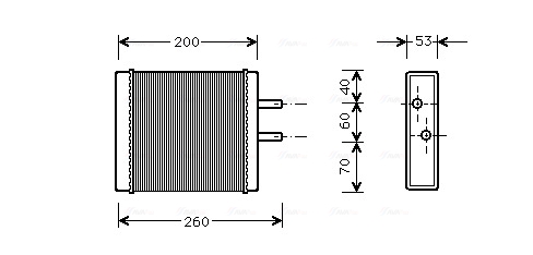 Kachelradiateur Ava Cooling KA6009