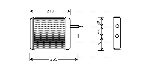 Kachelradiateur Ava Cooling KA6010