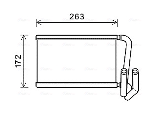 Kachelradiateur Ava Cooling KA6169