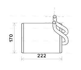 Kachelradiateur Ava Cooling KA6170