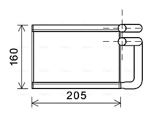 Kachelradiateur Ava Cooling KA6197