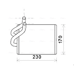 Kachelradiateur Ava Cooling KA6203