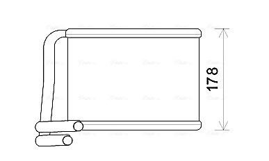 Kachelradiateur Ava Cooling KA6222