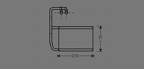 Kachelradiateur Ava Cooling KA6278