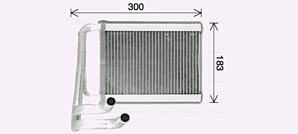 Kachelradiateur Ava Cooling KA6306