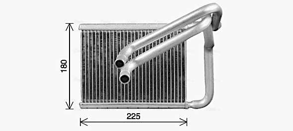 Kachelradiateur Ava Cooling KA6335