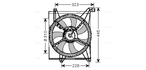 Ventilatorwiel-motorkoeling Ava Cooling KA7512