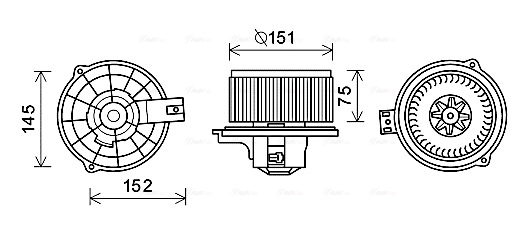 Kachelventilator Ava Cooling KA8234