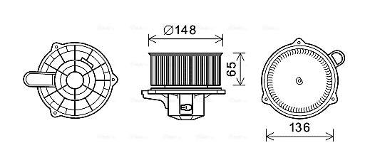 Kachelventilator Ava Cooling KA8240