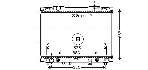 Radiateur Ava Cooling KAA2057