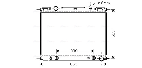 Radiateur Ava Cooling KAA2139