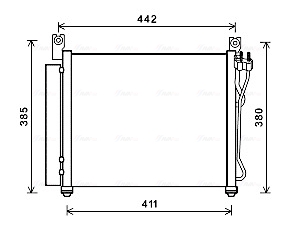 Airco condensor Ava Cooling KAA5158D