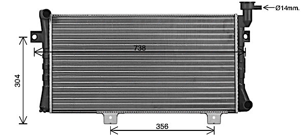 Radiateur Ava Cooling LA2024