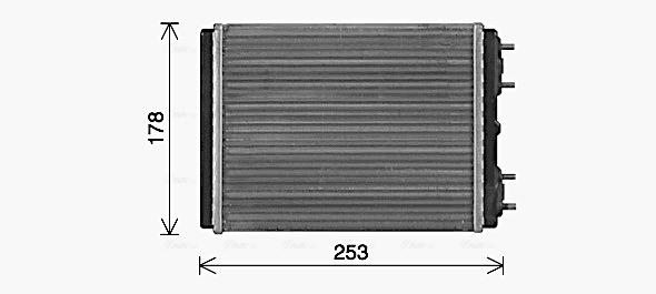 Kachelradiateur Ava Cooling LA6032