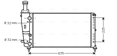 Radiateur Ava Cooling LC2067