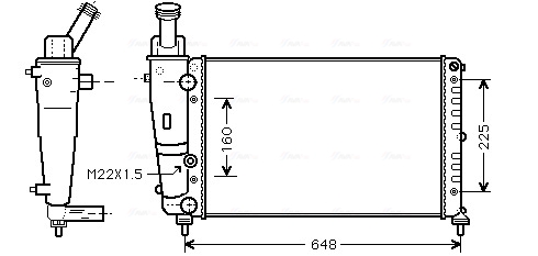 Radiateur Ava Cooling LC2082