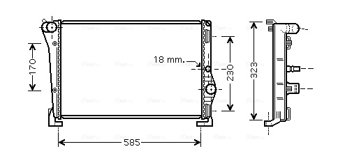 Radiateur Ava Cooling LC2088